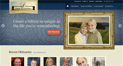 Desktop Screenshot of derfeltfuneralhome.com